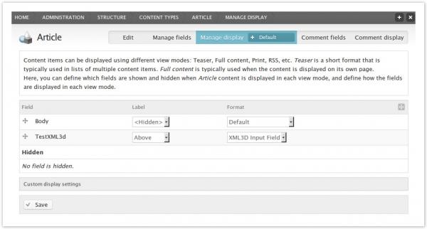 xml3d add field xml3d add field