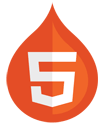 Drupal html5 logo