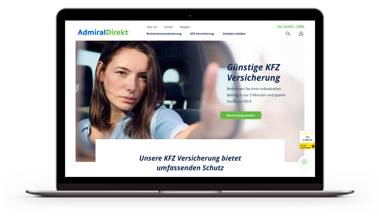 Admiral Direkt Versicherung Case Cocomore Financial E services