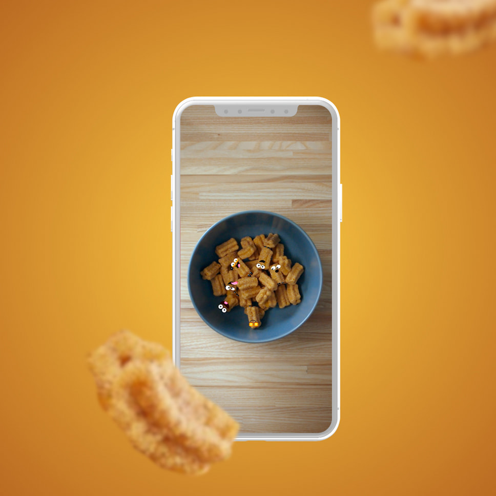 Screenshot of promotional content from Nestlé