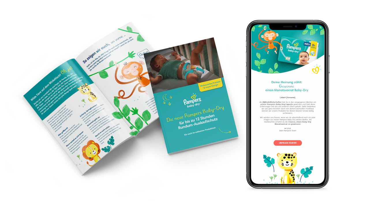 Digital lead agency for Pampers DACH