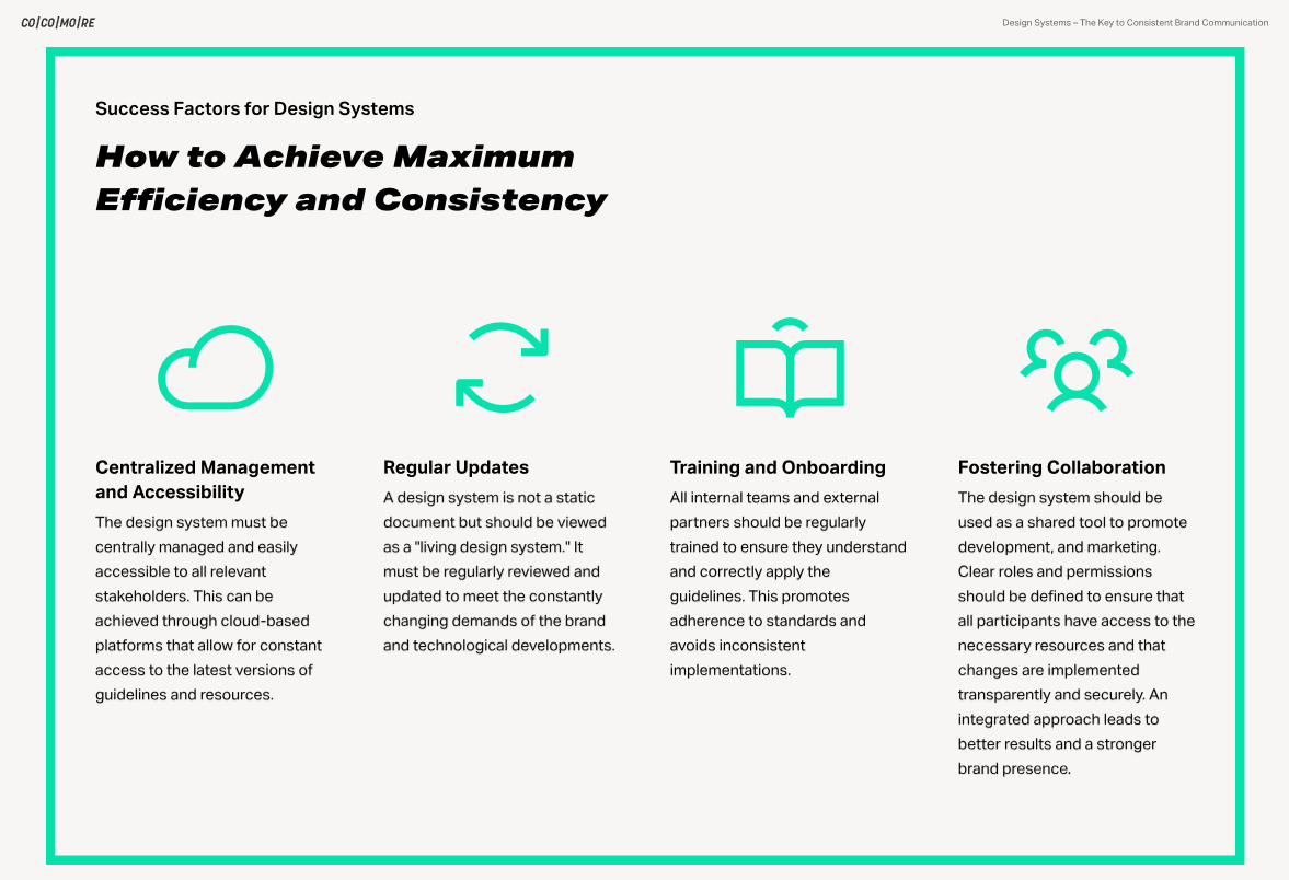 Success Factors for Design Systems