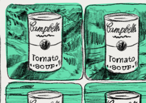 AI generated image of tomato soup