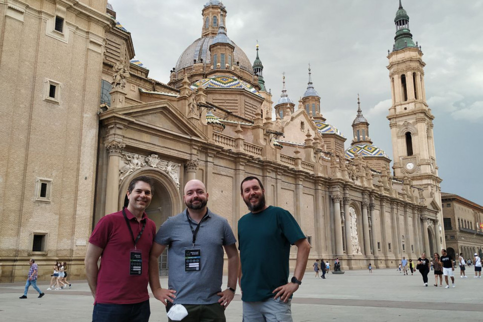 our drupal team in Zaragoza for the drupalcamp 